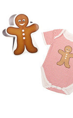 Gingerbread Man Bodysuit (0-6m)